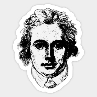 Young Goethe Sticker